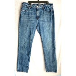 Lucky Brand Jeans 121 Slim Straight Denim Dark Wash 36x32 Heritage Slim Pants
